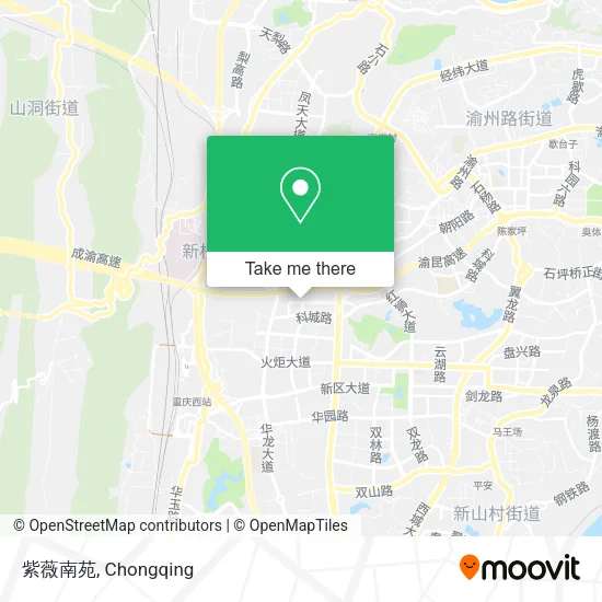 紫薇南苑 map