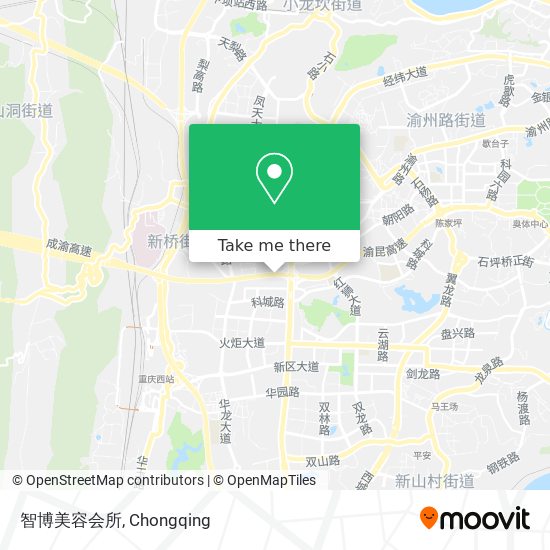 智博美容会所 map