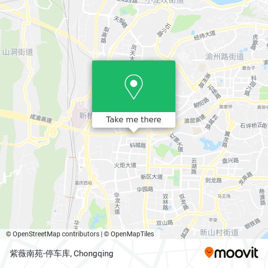 紫薇南苑-停车库 map