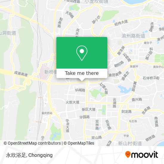 永欣浴足 map