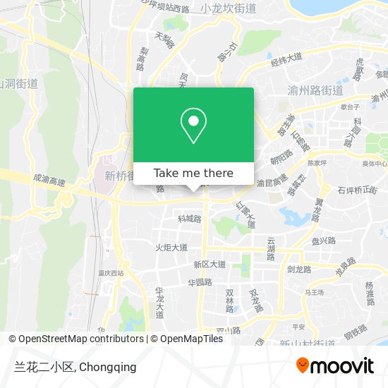 兰花二小区 map