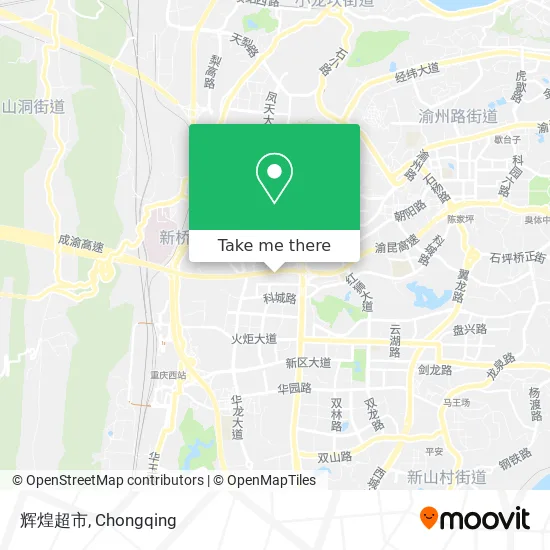 辉煌超市 map
