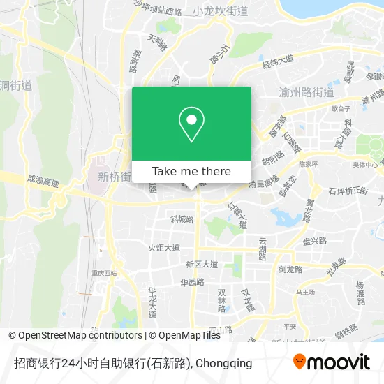 招商银行24小时自助银行(石新路) map