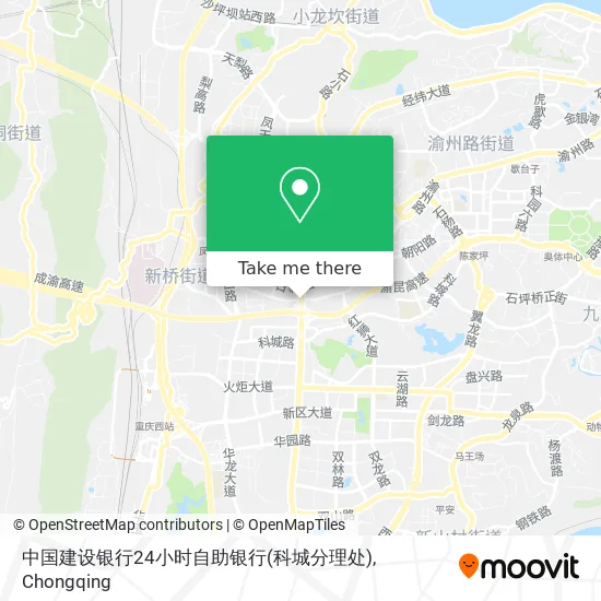 中国建设银行24小时自助银行(科城分理处) map