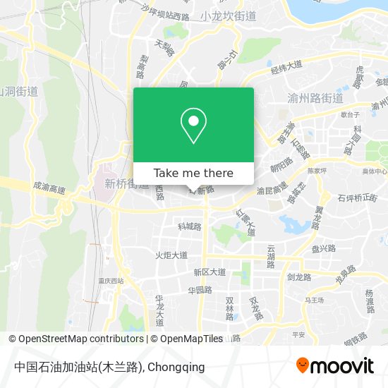 中国石油加油站(木兰路) map