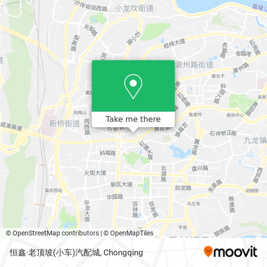 恒鑫·老顶坡(小车)汽配城 map