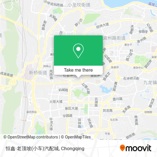 恒鑫·老顶坡(小车)汽配城 map