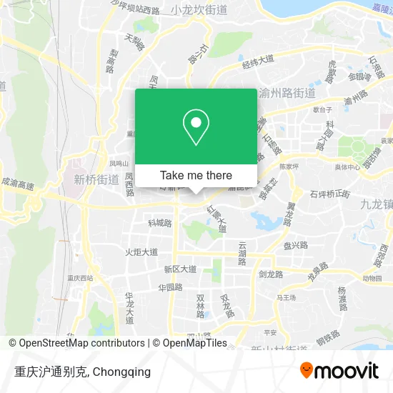 重庆沪通别克 map
