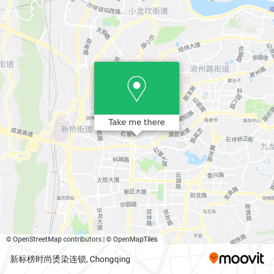 新标榜时尚烫染连锁 map