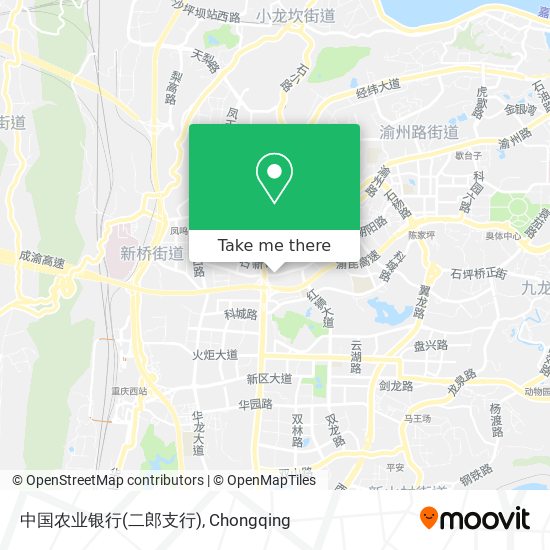 中国农业银行(二郎支行) map