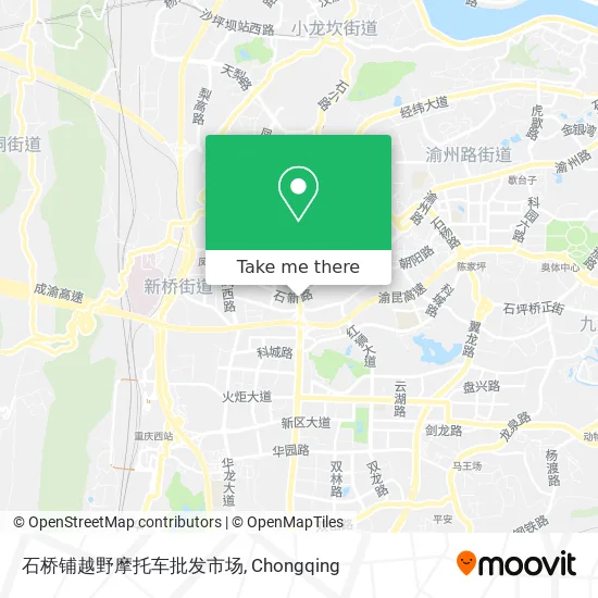 石桥铺越野摩托车批发市场 map