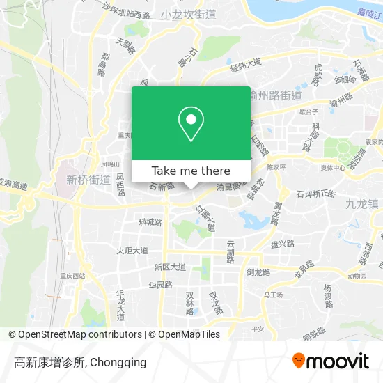 高新康增诊所 map