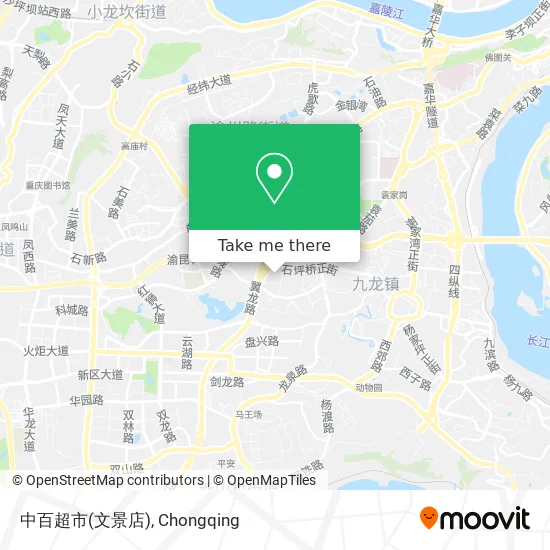 中百超市(文景店) map