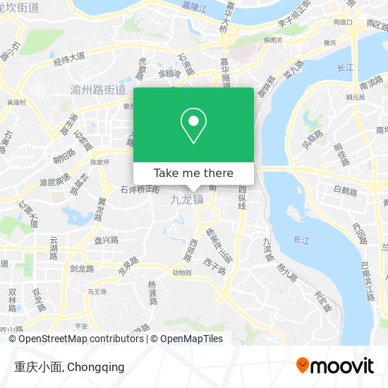 重庆小面 map