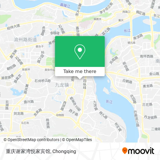 重庆谢家湾悦家宾馆 map