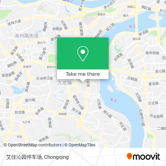 艾佳沁园停车场 map