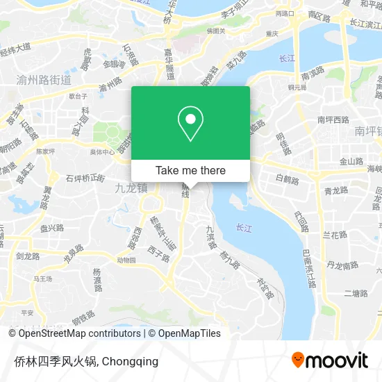 侨林四季风火锅 map