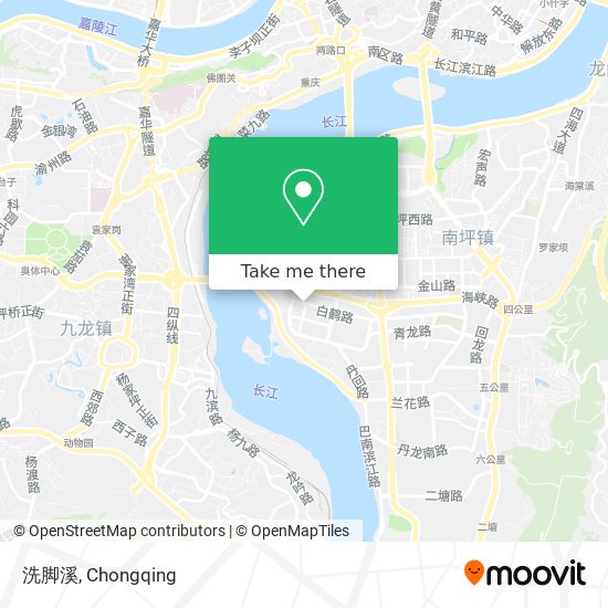 洗脚溪 map