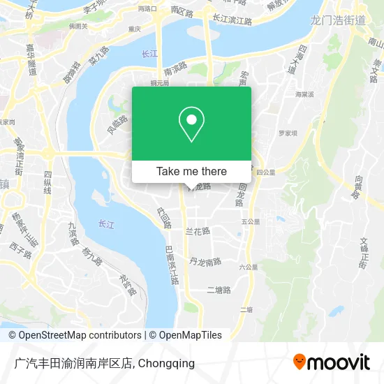 广汽丰田渝润南岸区店 map
