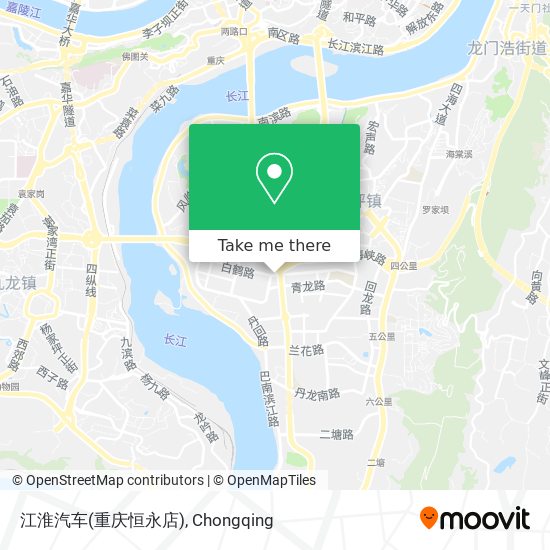 江淮汽车(重庆恒永店) map