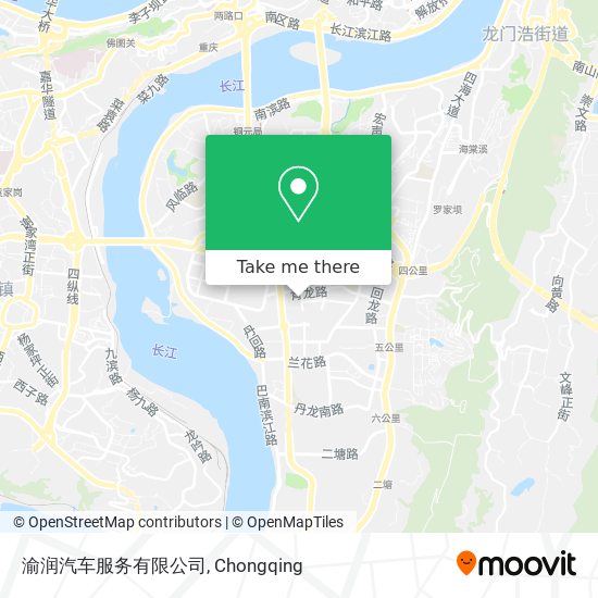 渝润汽车服务有限公司 map