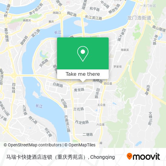 马瑞卡快捷酒店连锁（重庆秀苑店） map