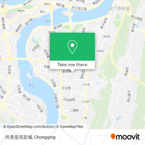 尚熹堂浴足城 map