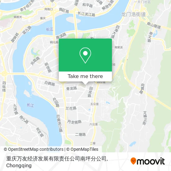 重庆万友经济发展有限责任公司南坪分公司 map