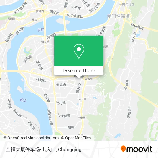 金福大厦停车场-出入口 map