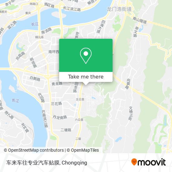 车来车往专业汽车贴膜 map