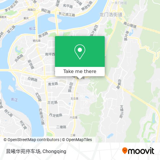 晨曦华苑停车场 map