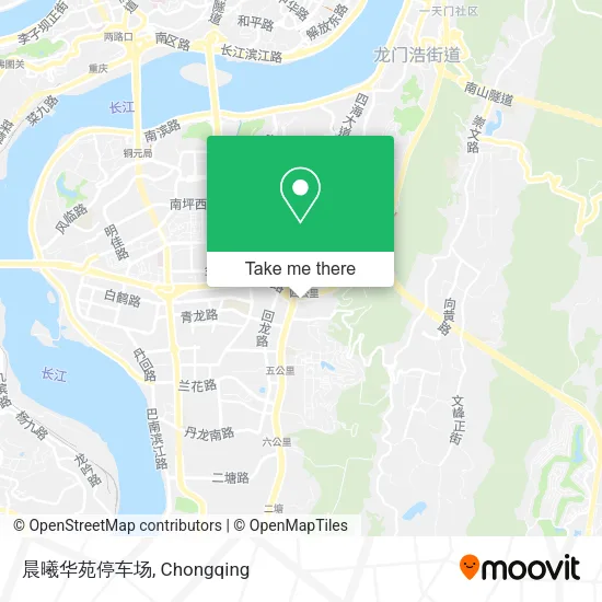 晨曦华苑停车场 map