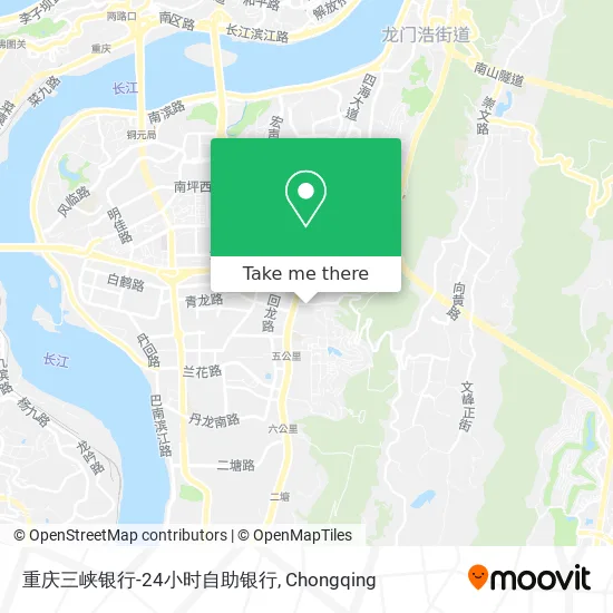 重庆三峡银行-24小时自助银行 map