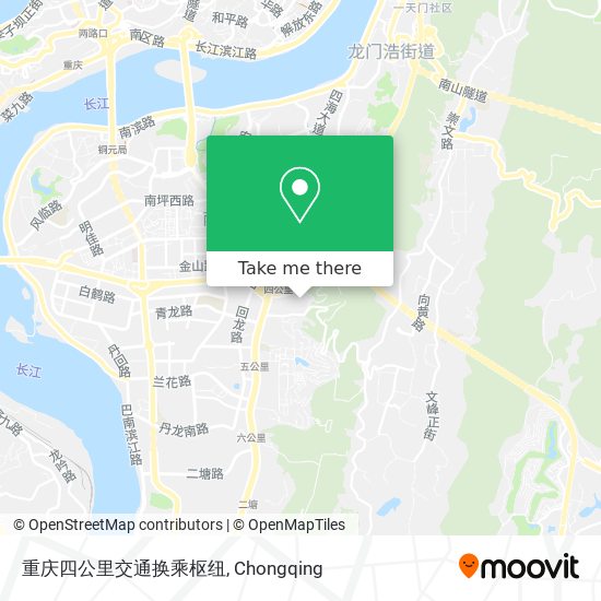 重庆四公里交通换乘枢纽 map