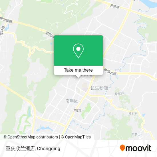 重庆欣兰酒店 map