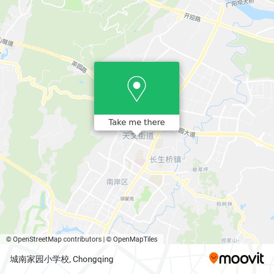 城南家园小学校 map