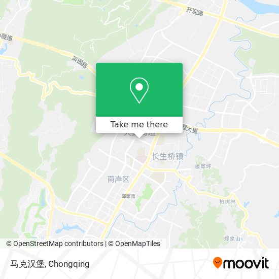 马克汉堡 map