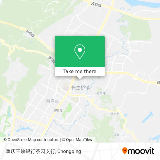 重庆三峡银行茶园支行 map