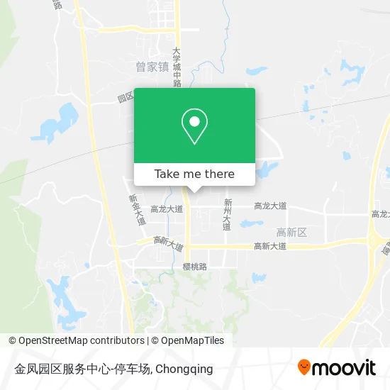 金凤园区服务中心-停车场 map