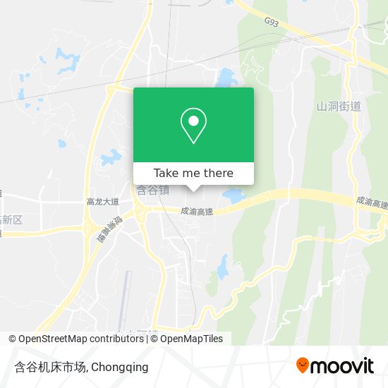 含谷机床市场 map