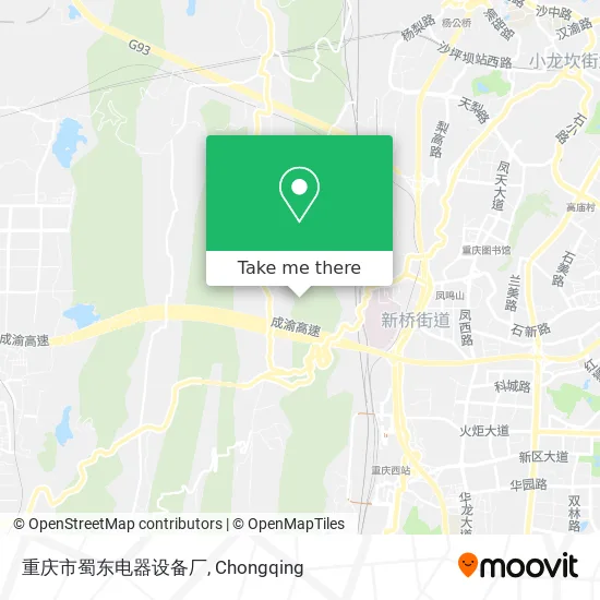 重庆市蜀东电器设备厂 map
