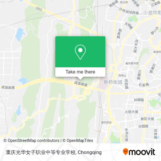 重庆光华女子职业中等专业学校 map