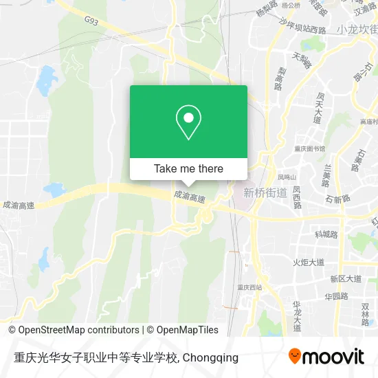 重庆光华女子职业中等专业学校 map