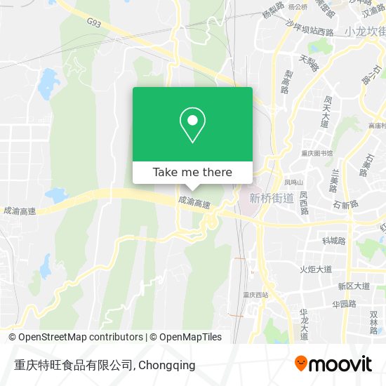 重庆特旺食品有限公司 map