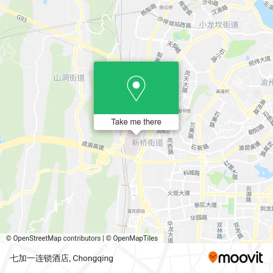 七加一连锁酒店 map