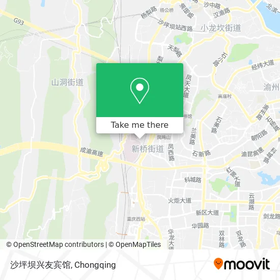 沙坪坝兴友宾馆 map