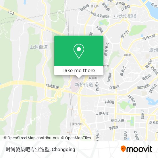 时尚烫染吧专业造型 map