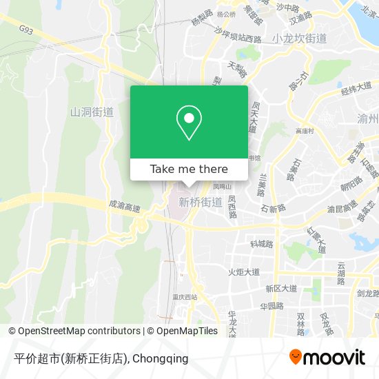 平价超市(新桥正街店) map