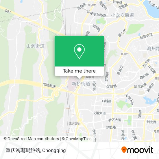 重庆鸿珊瑚旅馆 map
