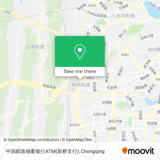 中国邮政储蓄银行ATM(新桥支行) map